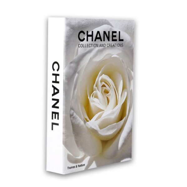 GRACE CHANEL WHITE ROSE MAKET KİTAP KUTU